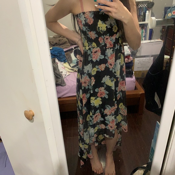 GUESS FLORAL DRESS - Picture 2 of 2